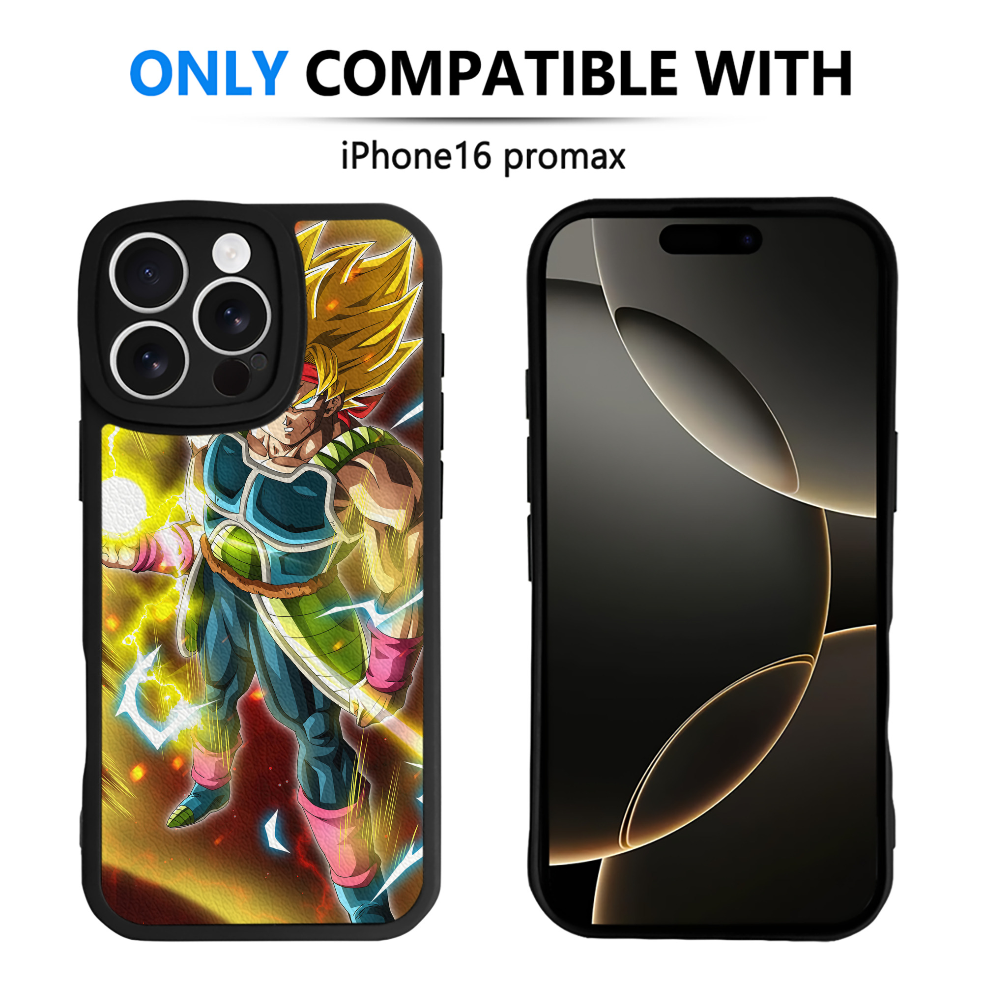 （画像用） ドラゴンボール DRAGON BALL 【iPhone 16シリーズ対応】シリコンスマホケース（レザー調） 材質：シリコン